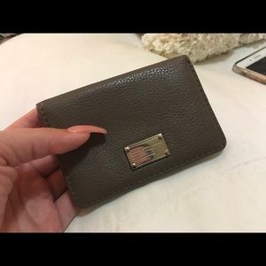 Marc by Marc Jacobs card holder. Grey with SHW.